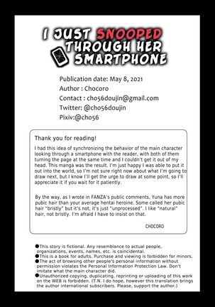 Kanojo no SmaPho o Nozoita dake nano ni | I Just Snooped through Her Smartphone - Page 87