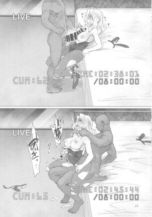 (C93) [Yakitate Jamaica (Aomushi)] Renzoku Taikyuu 8-jikan: Okay-san ga 8-jikan Buttooshi de Taikyuu Ecchi Suru Hon (Girls und Panzer) [Chinese] [79G个人汉化] - Page 22