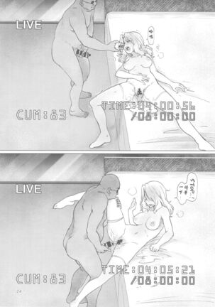 (C93) [Yakitate Jamaica (Aomushi)] Renzoku Taikyuu 8-jikan: Okay-san ga 8-jikan Buttooshi de Taikyuu Ecchi Suru Hon (Girls und Panzer) [Chinese] [79G个人汉化] - Page 23