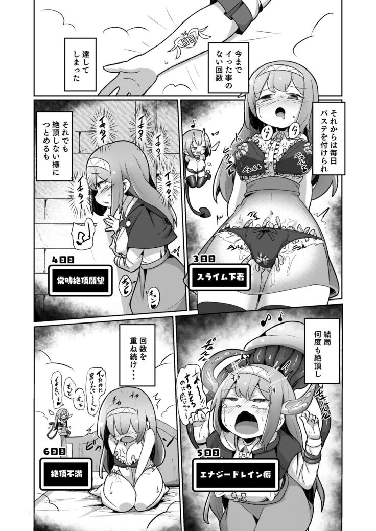 1週間の間100回絶頂したらこれから付くバステが一生解除できなくなる呪いのお話