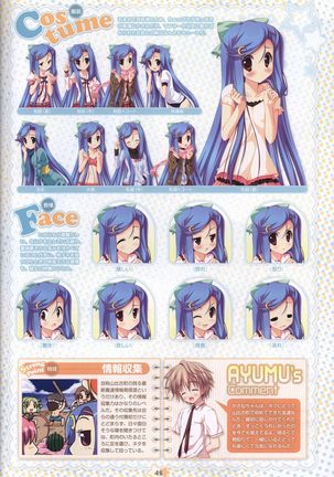 Hoshizora e Kakaru Hash visual fanbook Page #48