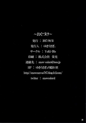 Misshitsukannbyou Page #17