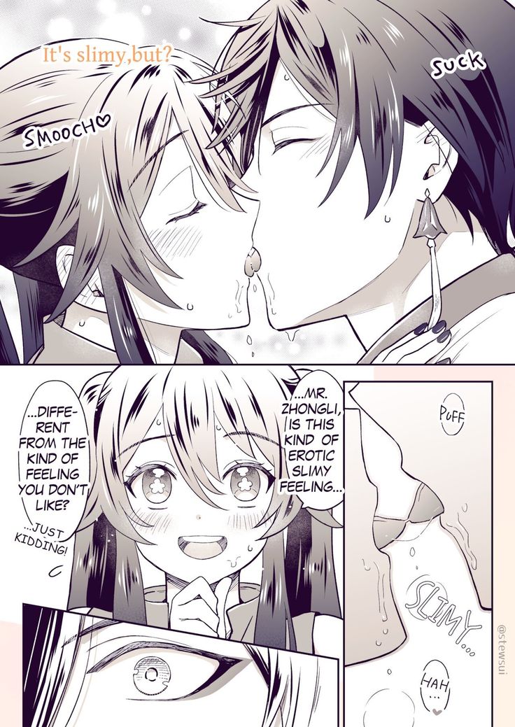 Zhongli x Hu Tao love story hentai doujinshi