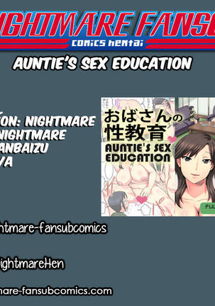 Obasan no Seikyouiku | Auntie's Sex Ed Page #22
