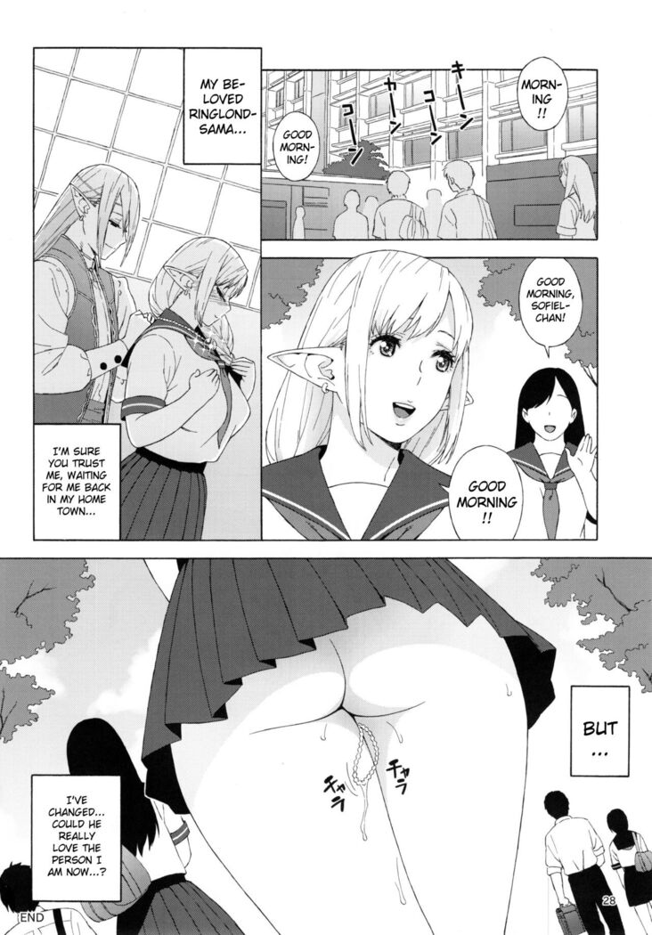 Tenkousei JK Elf 2 -Kegasareta Konyaku no Akashi-