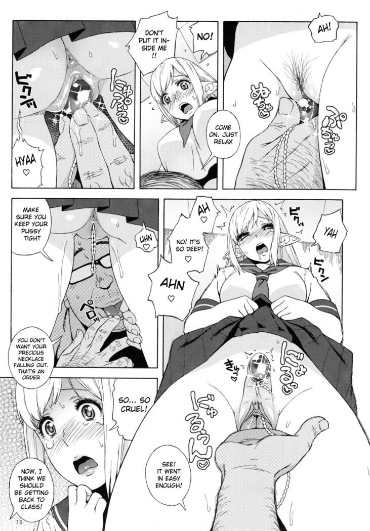 Tenkousei JK Elf 2 -Kegasareta Konyaku no Akashi-
