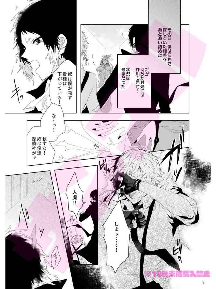 Ryutora can be seen in Room 301 (Bungou Stray Dogs)  [sample