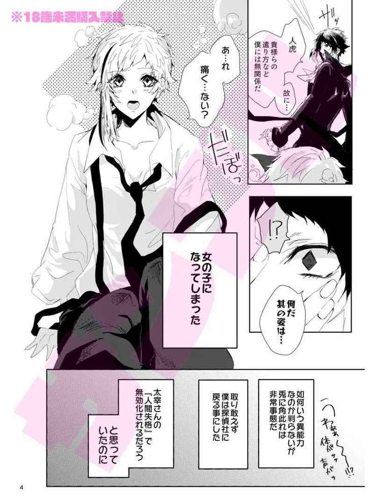 Ryutora can be seen in Room 301 (Bungou Stray Dogs)  [sample