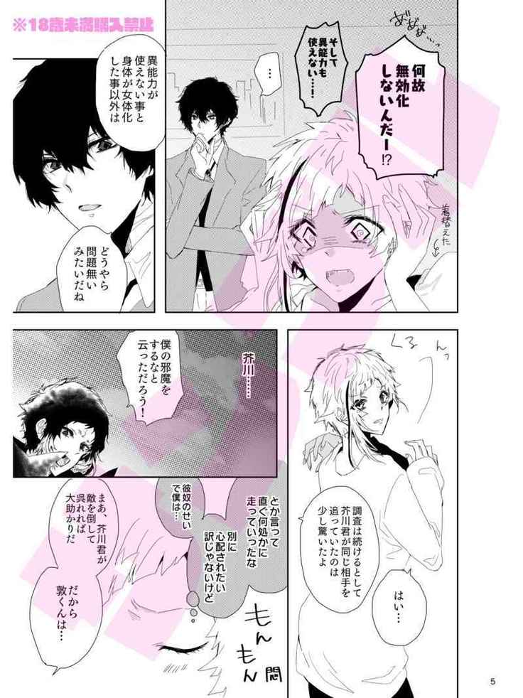 Ryutora can be seen in Room 301 (Bungou Stray Dogs)  [sample