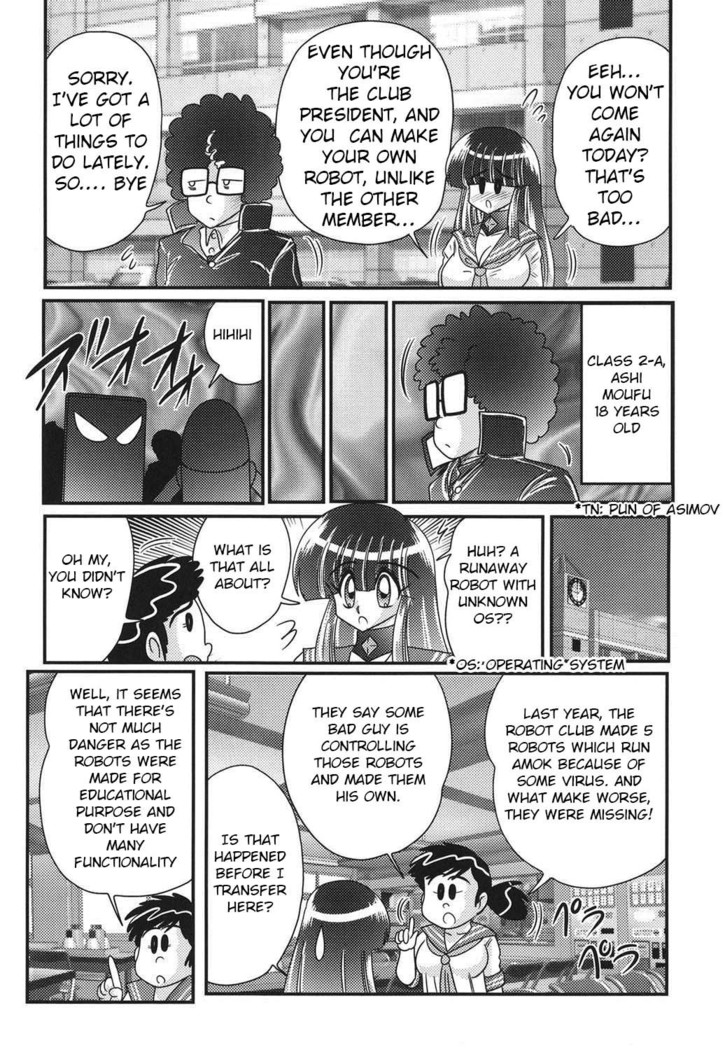 Sailor uniform girl and the perverted robot chapter 2