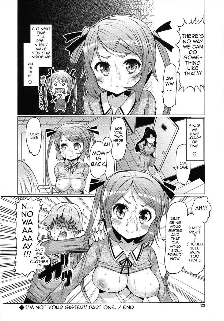 I'm not your sister!! Part 1 + Conclusion