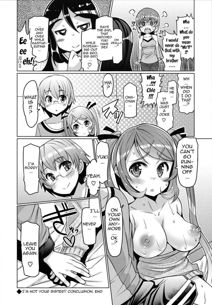 I'm not your sister!! Part 1 + Conclusion