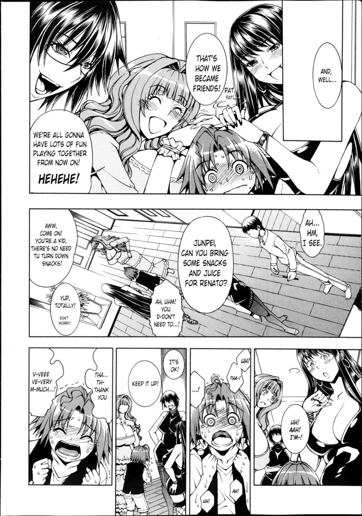 Shounen to Sannin no Kuso Bitch | My Life with those Sluts as a Meat Dildo Nngh!