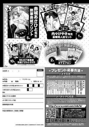 COMIC Kairakuten Beast 2016-12 Page #319