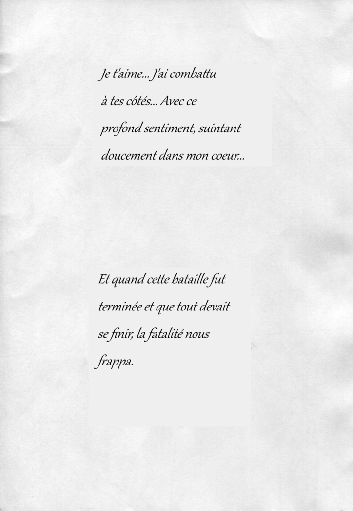 return to lover/Le retour de l'amour