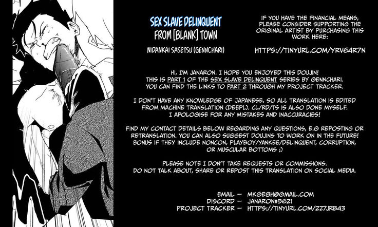 Sex Slave Delinquent from ████ Town