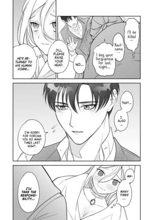  Henachoko Kyuuketsuki wa Ookami Kishi no Chi ga Hoshii | Greenhorn Vampiress wants the Wolven Knight's Blood Page #52