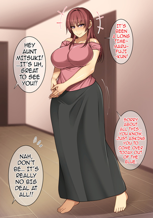 Akogare no Oba-san ni Tanetsuke (Daikou) Suru Itsukakan +α | 5 Days to Impregnate (As a Surrogate) the Aunt I Used to Have a Crush On + α Page #3
