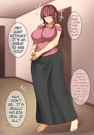 Akogare no Oba-san ni Tanetsuke (Daikou) Suru Itsukakan +α | 5 Days to Impregnate (As a Surrogate) the Aunt I Used to Have a Crush On + α - Page 3