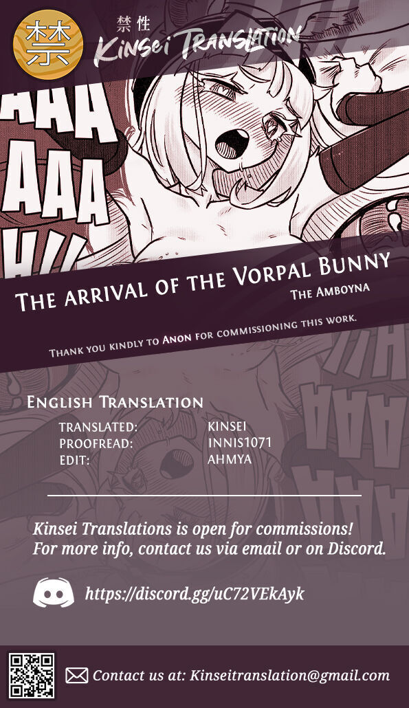 Vorpal bunny shutsugen!! | The arrival of the Vorpal Bunny!!