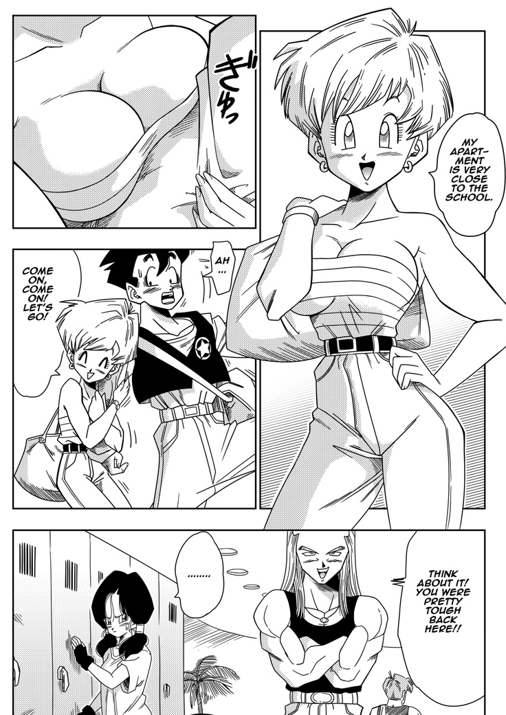 LOVE TRIANGLE Z PART 1 - Gohan Meets Erasa "Let's Make A Lot Of Sex, OK? (decensored)