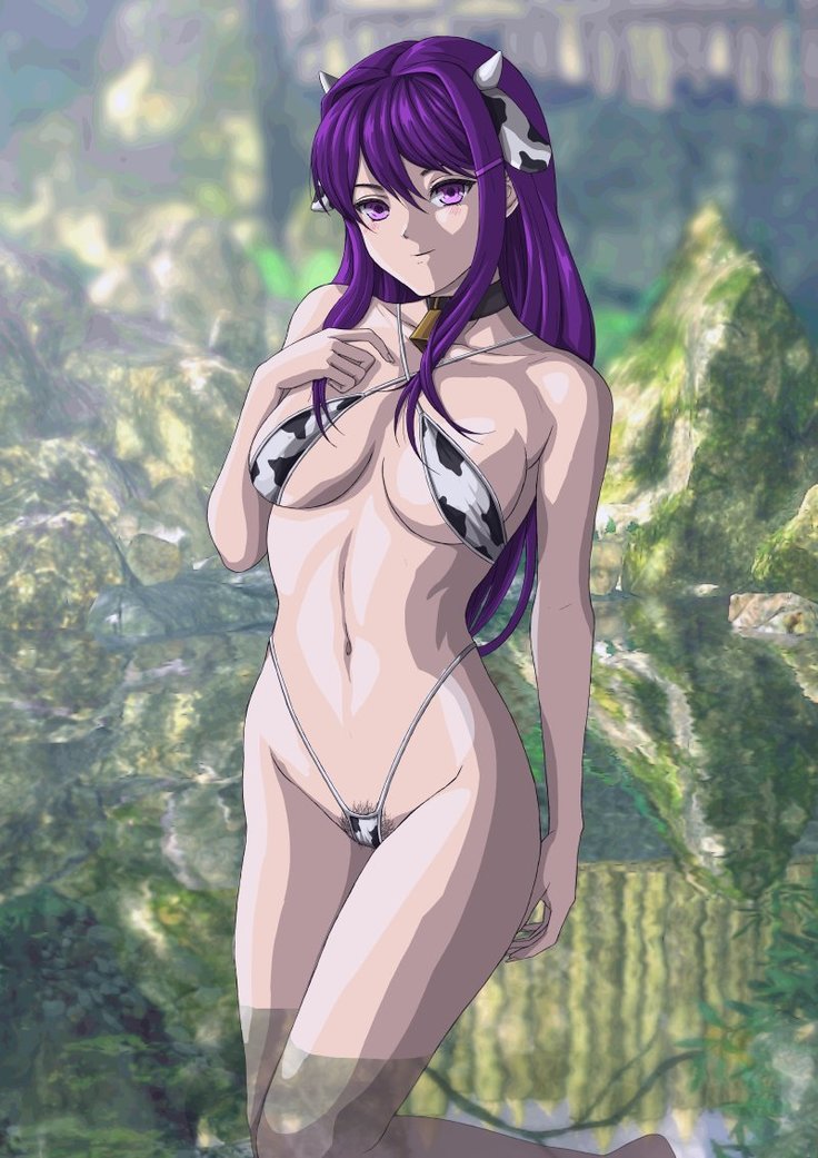 - [ユリ] Yandere in moo moo bikini