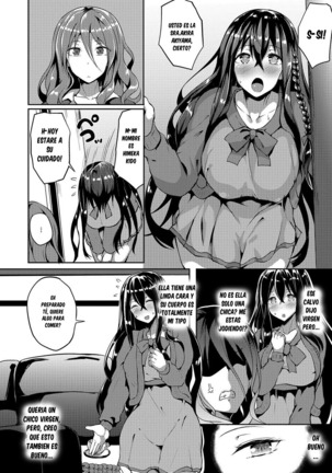 Bitch Onee-san VS Doutei Futanari Reijou | Slutty Bitch VS Young Virgin Futanari - Page 6