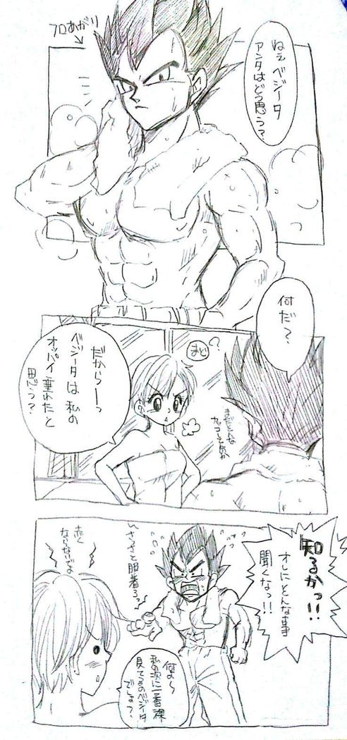 VegeBul rakugaki manga modoki