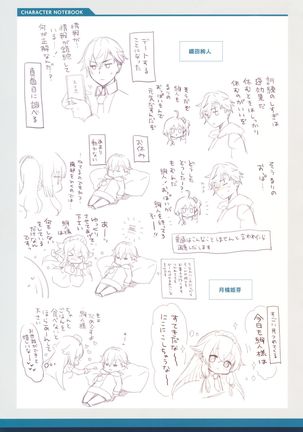 白刃きらめく恋しらべ Shiraha Art Book Page #22