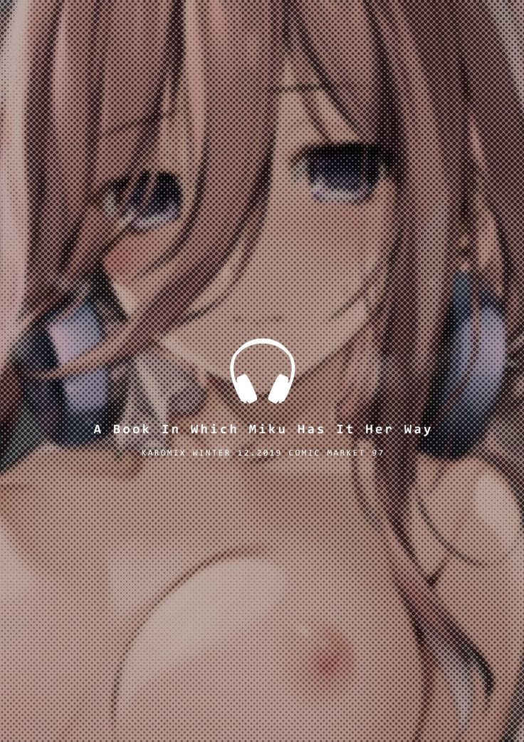 A Book Where Miku Has It Her Way