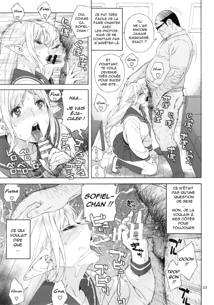 Tenkousei JK Elf 3 -Houkago Yagai Jugyou- l'étudiante elfe transferée 3-classe en plein air après l'école -