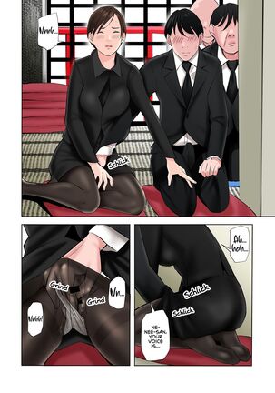 Mofuku Miboujin no Erohon desu | This is a Fap Book ft. a widow in her mourning dress Page #14