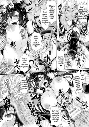 Nyotaika Kishi no Junan Inma Baishunfu Ochi | The Passion of the Feminized Knight/Fallen Succubus Whore Page #13