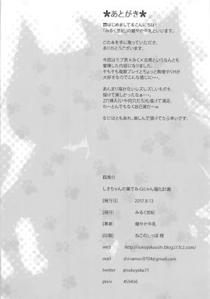 Shiki-chan no Kusuri de Miku-nyan Neko-ka Keikaku Page #21