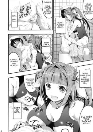 Oshioki! Iku no Nurunuru Soap Time - Page 6