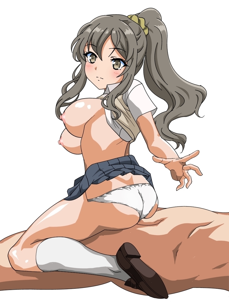 バニーガール先輩とラブラブHするCG集