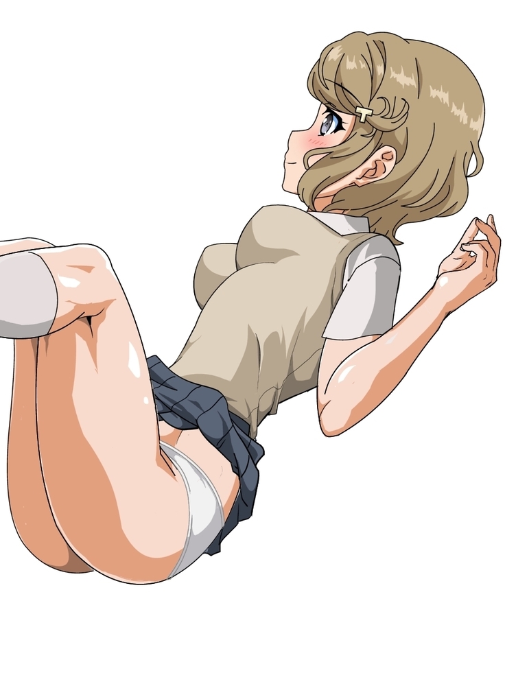 バニーガール先輩とラブラブHするCG集