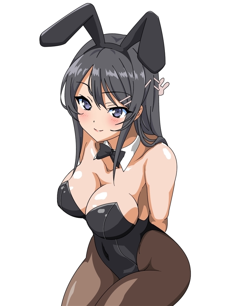 バニーガール先輩とラブラブHするCG集
