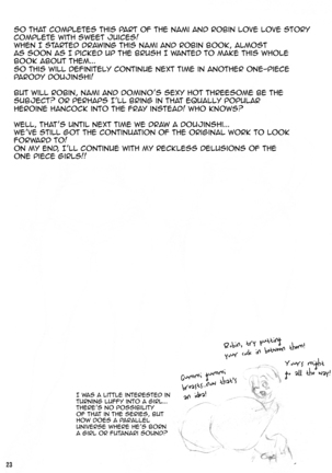 Midarezaki Joshuu Kaizoku 2 -Robin to Nami no Love Love Mitsu Shibori hen | Bloom Pirate Hooker 2 Page #22