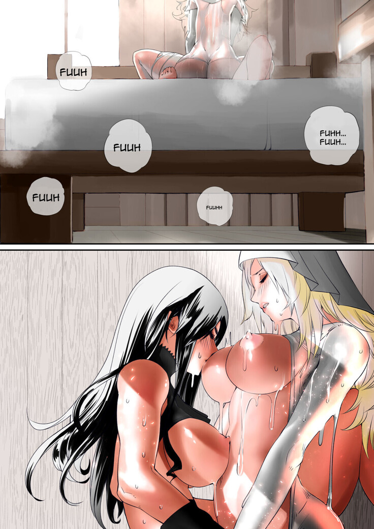 [Nikumansho] FutaRaid Zeroshiki - Kuro Gal VS Shiro Gal | FutaRaid Zeroshiki - The Girl In Black vs The Girl In White (Final Fantasy XIV) [English] {Doujins.com}