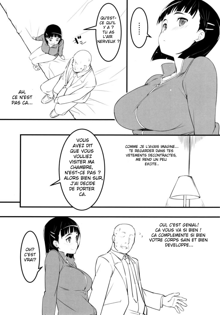 Oji-san's visit to Suguha's bedroom