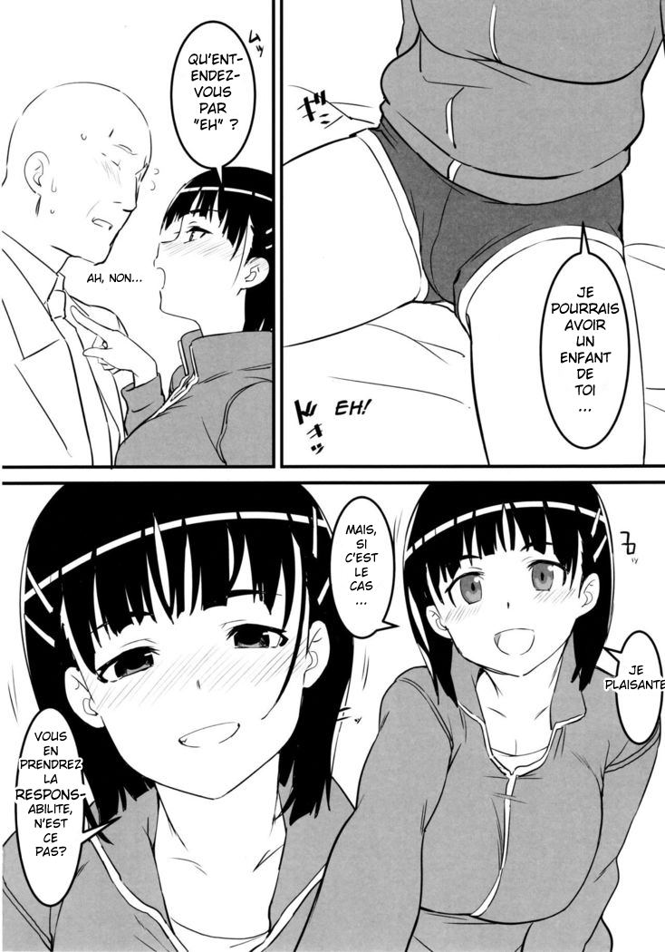 Oji-san's visit to Suguha's bedroom