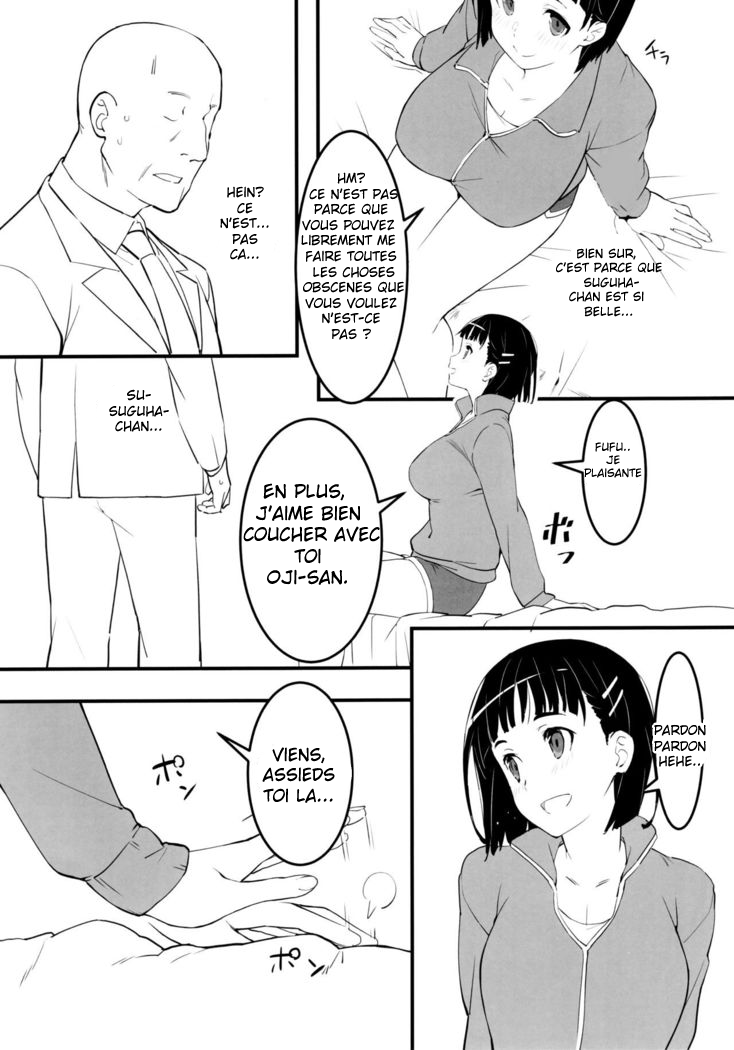 Oji-san's visit to Suguha's bedroom