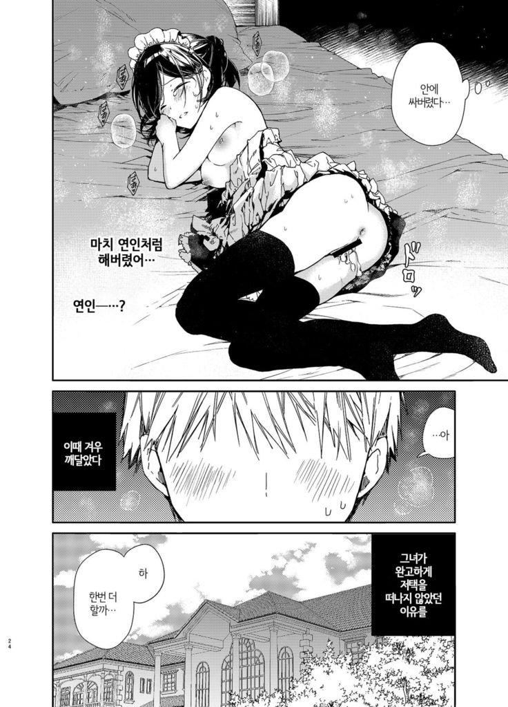 Jitome Maid-san to Love Love Ecchi | 반쯤 눈을 감은 메이드 씨와 러브러브 섹스