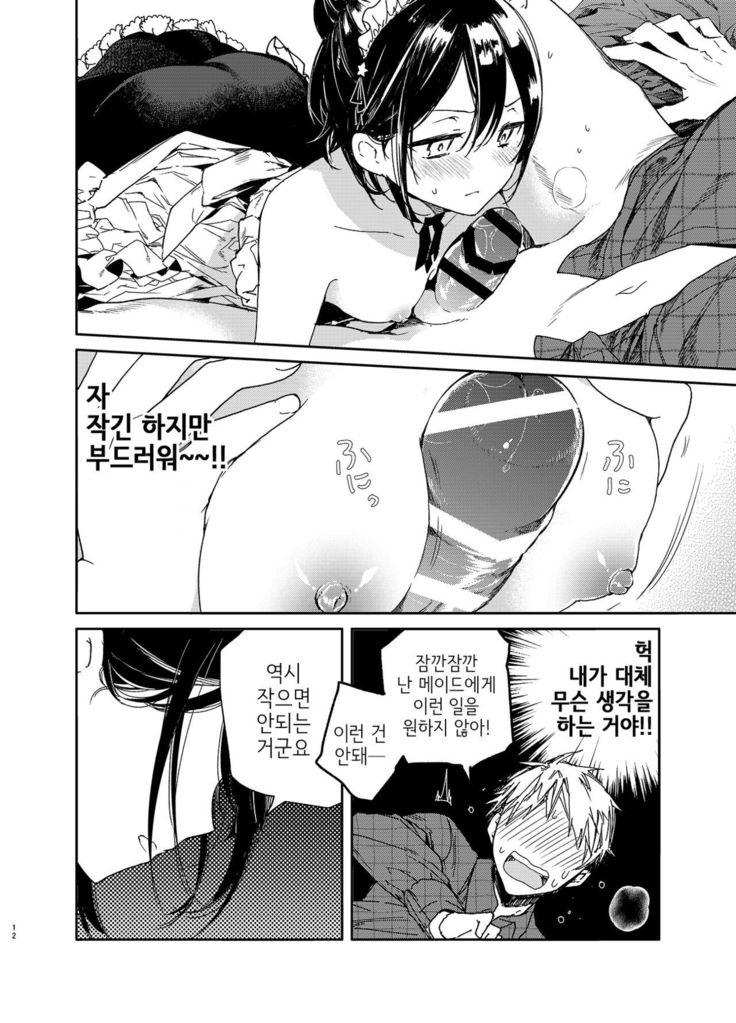 Jitome Maid-san to Love Love Ecchi | 반쯤 눈을 감은 메이드 씨와 러브러브 섹스