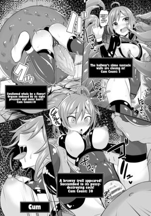 2D Comic Magazine Mesu Ochi! TS Ero Trap Dungeon Vol. 2 Page #12