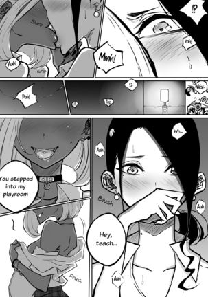 Sparta Sensei ga Oshiego no Bitch Gal ni Ecchi na Koto Sareru Hanashi | The Story of a Strict Teacher Who Got Fucked by Her Gyaru Bitch Student - Page 15