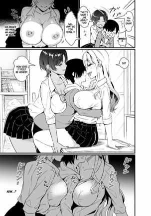 Gal ni Houkago Oppai Sawatte ku? te Sasowareru Hanashi | That Time Gyarus Asked Me to Grope their Tits After Class Page #7