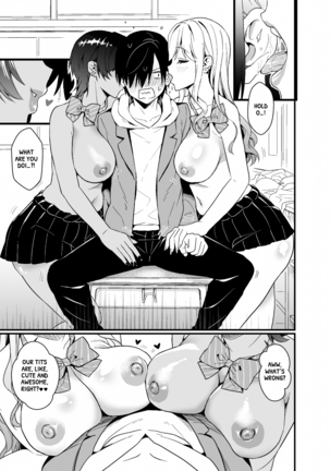 Gal ni Houkago Oppai Sawatte ku? te Sasowareru Hanashi | That Time Gyarus Asked Me to Grope their Tits After Class Page #9