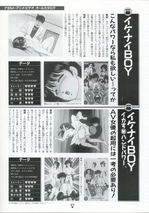 Bishoujo Anime Daizenshuu - Adult Animation Video Catalog 1991 - Page 93